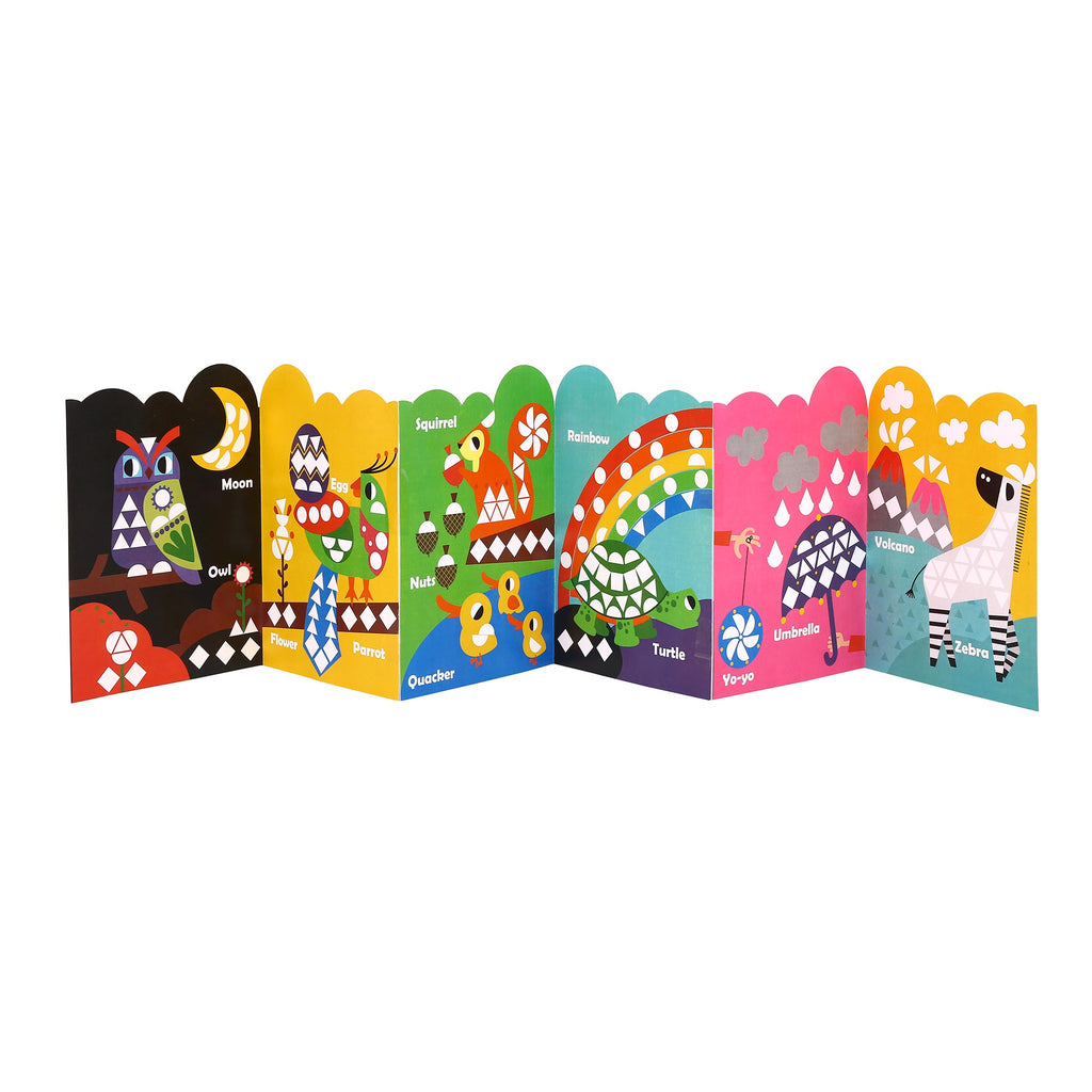 Sticker Geométricos - Serie Animales 504 Piezas Tooky Toy