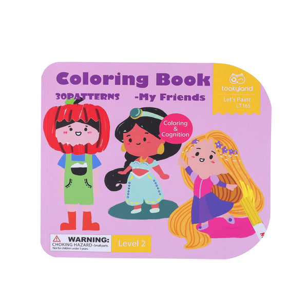 Libro de Pintar Amigos - Tooky Toy