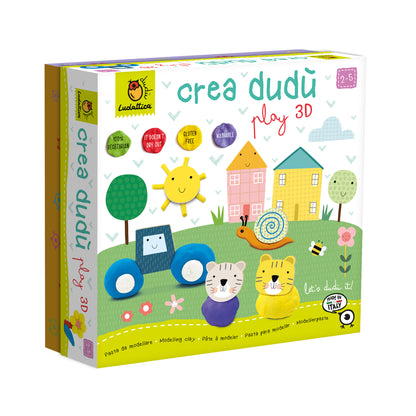 Crea Dudu Play 3D Pasta Para Modelar - Ludattica