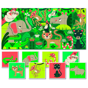 Puzzle de Colección Bebé La Jungla  - Ludattica