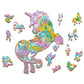 Puzzle de Madera Unicornio 48 Piezas - Ludattica