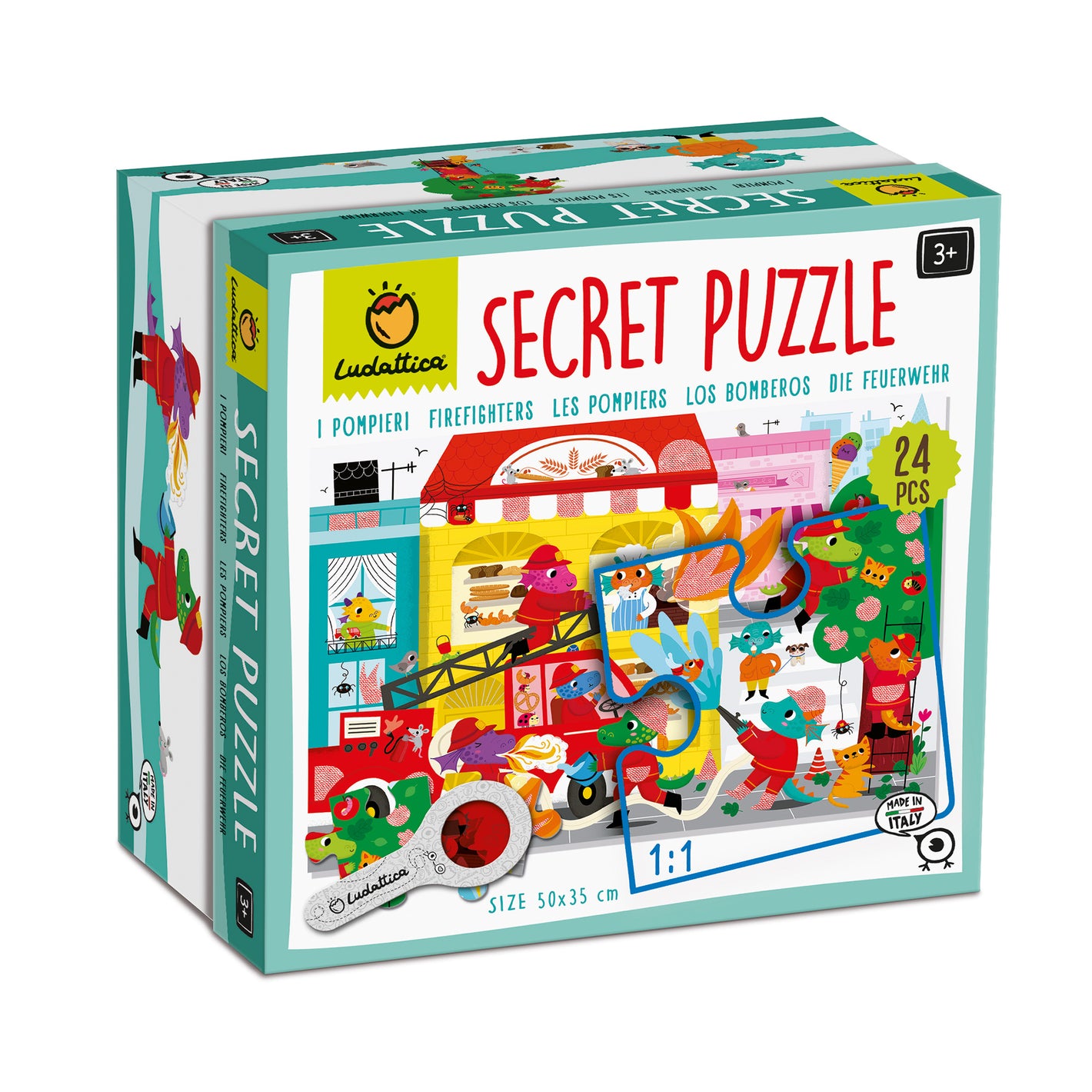 Puzzle Secreto Los Bomberos - Ludattica