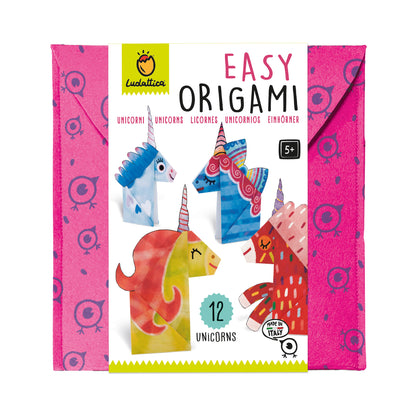 Origami Fácil 12 Unicornios - Ludattica