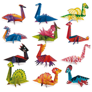 Origami Fácil 12 Dinosaurios - Ludattica
