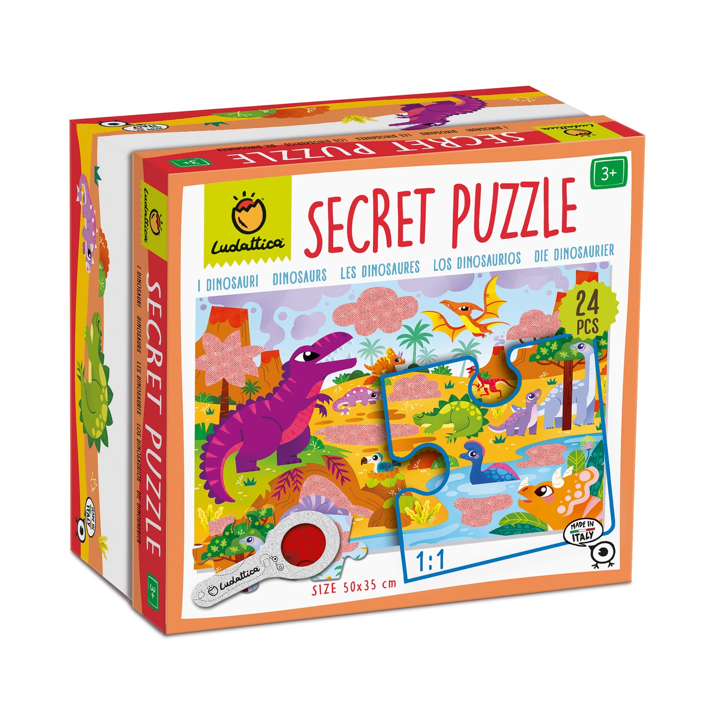 Puzzle Secreto Los Dinosaurios - Ludattica