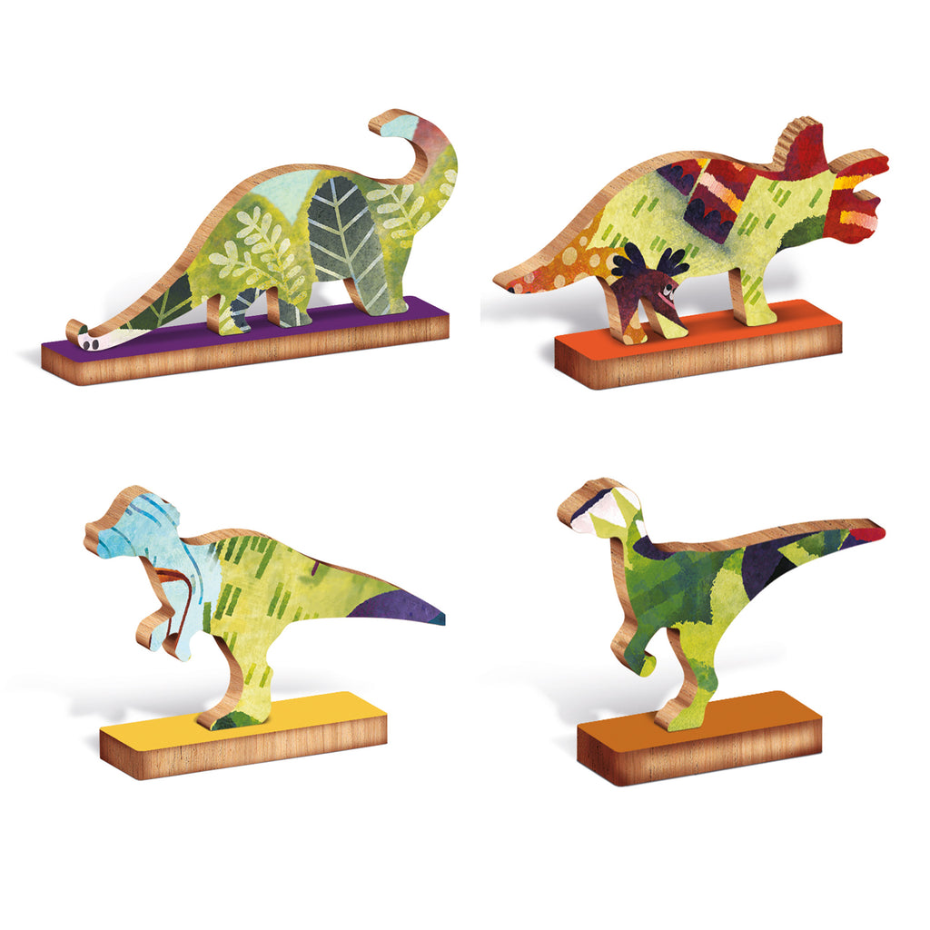 Puzzle de Madera Dinosaurios 48 Piezas