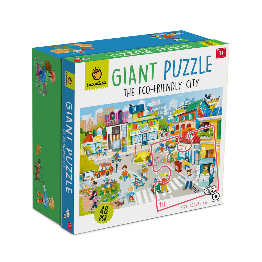 Puzzle Gigante Ciudad Ecofriendly 48 Piezas