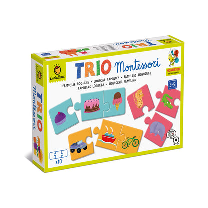 Trio Montessori Familias Lógicas - Ludattica