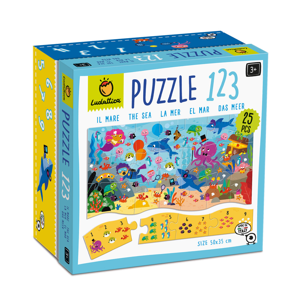 Puzzle 123 El Mar 25 Piezas
