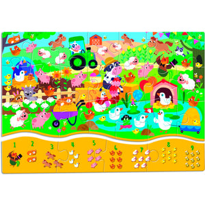 Puzzle 123 La Granja 25 Piezas - Ludattica