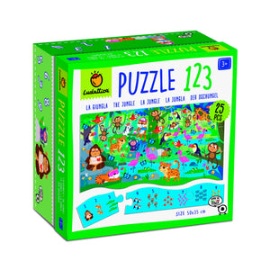 Puzzle 123 La Jungla 25 Piezas - Ludattica