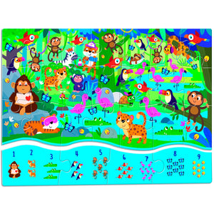 Puzzle 123 La Jungla 25 Piezas - Ludattica
