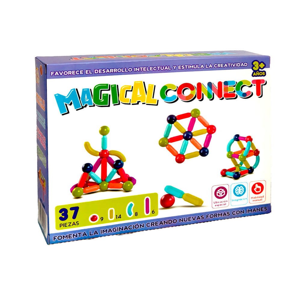 Juego Magnético Magical Connect 37 Piezas - Magical Magnets