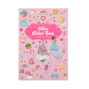Libro de Stickers Glitter Princesas y Hadas - Moxy