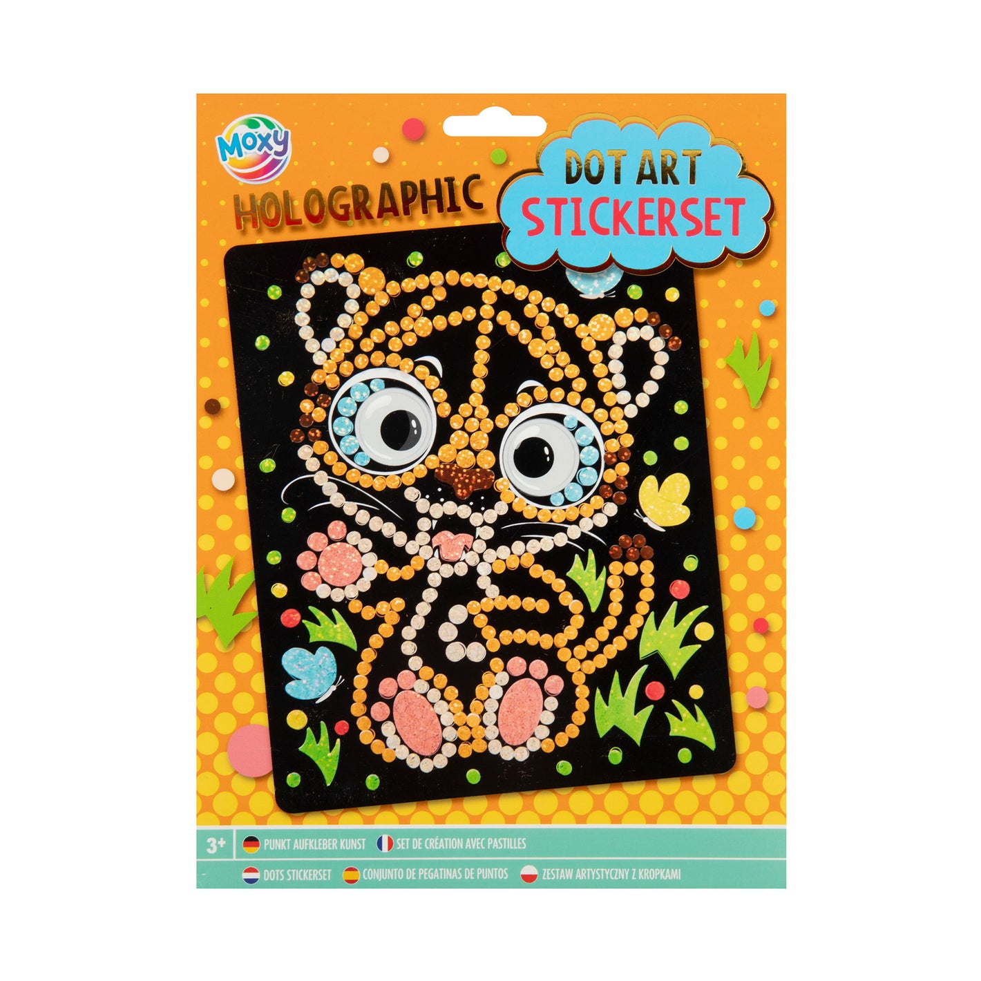 Pinta con Diamantes Holografica Gato - Moxy