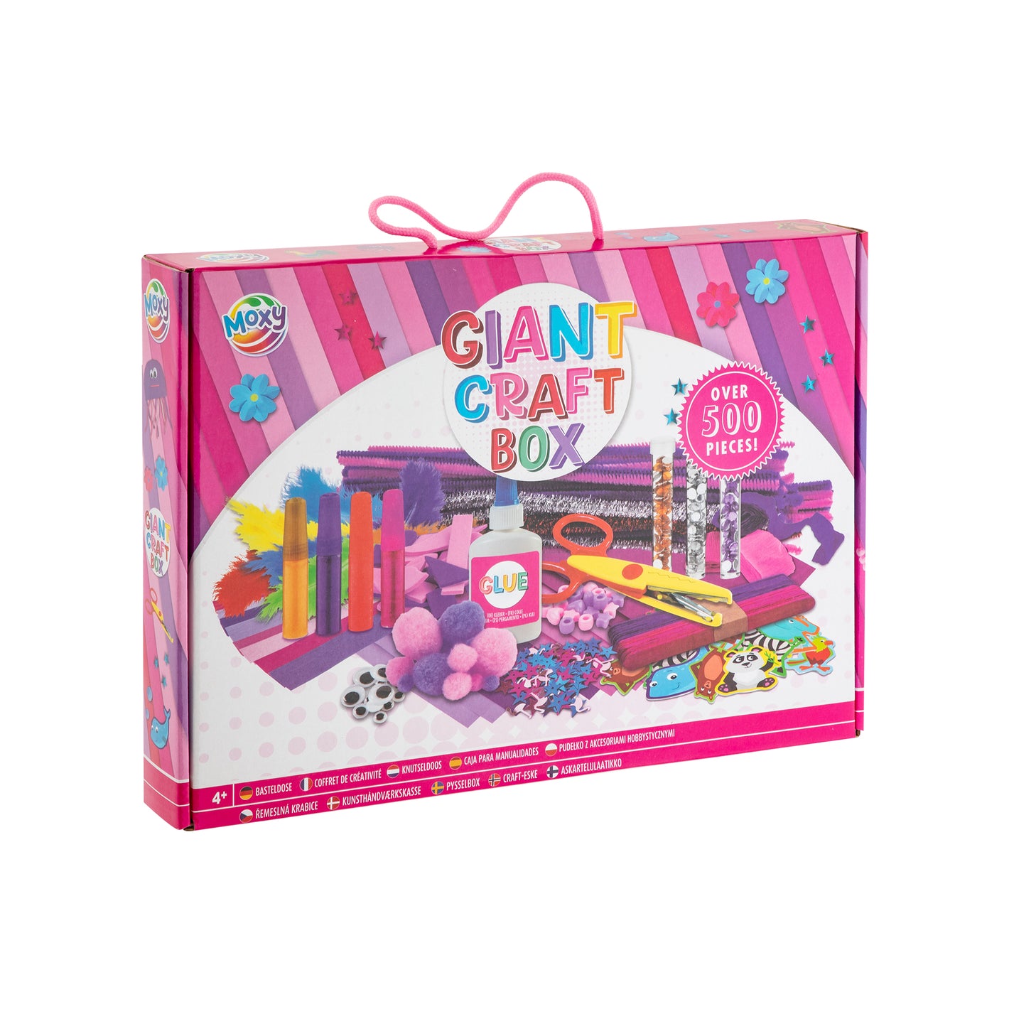 Caja Gigante de Manualidades Rosada - Moxy