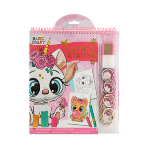 Libro de Actividades con Cinta Adhesiva Gatitos - Moxy