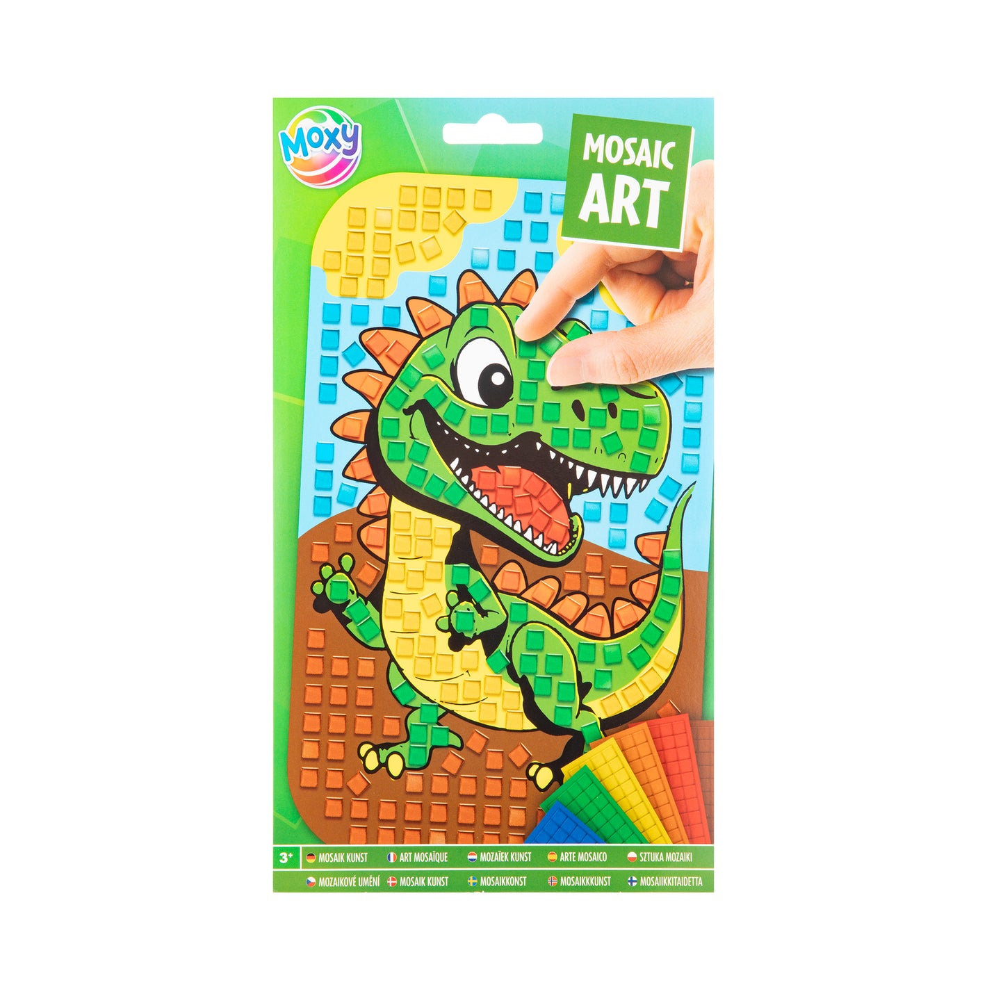 Arte de Mosaico Dinosaurio - Moxy