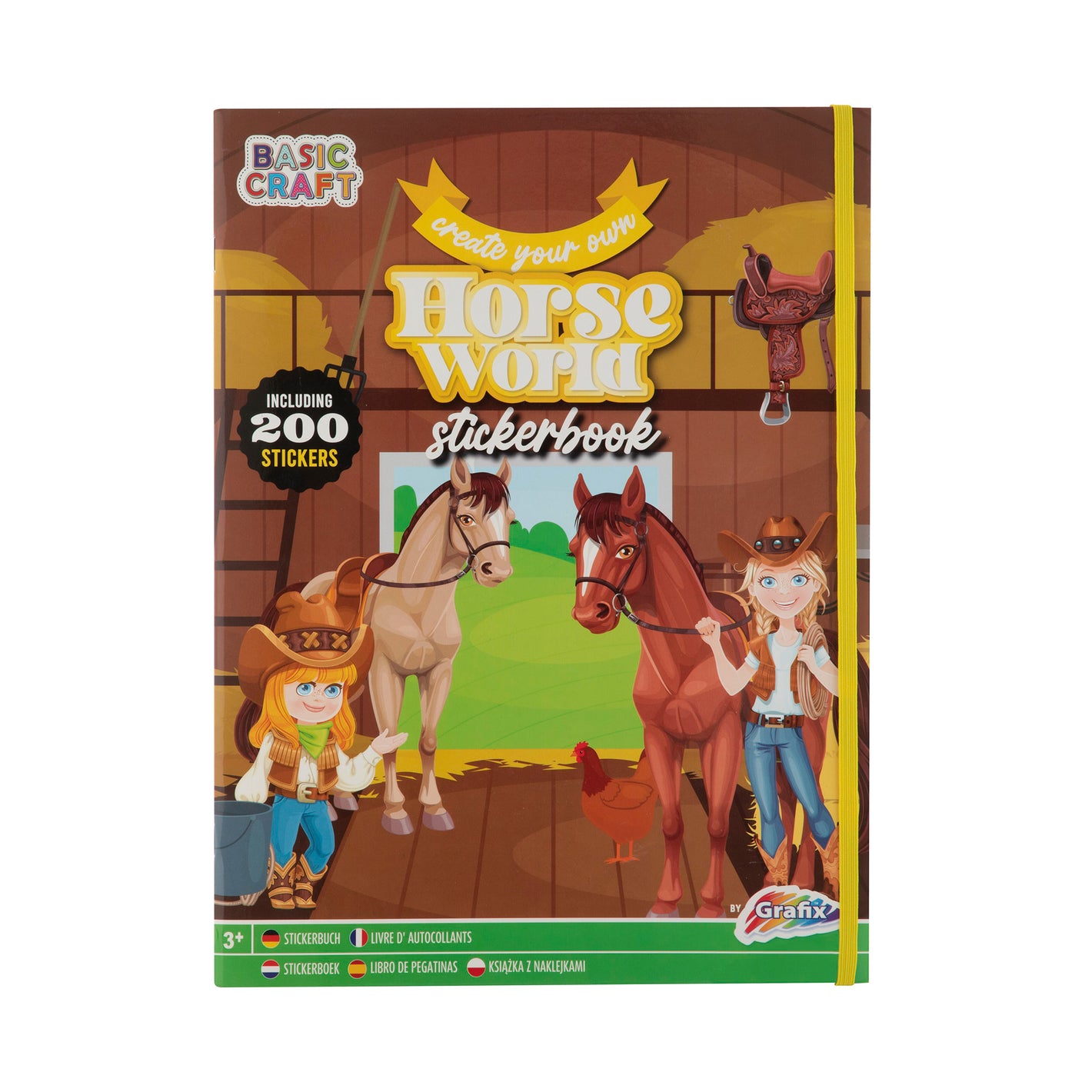 Libro Stickers Mundo de Caballos - Moxy