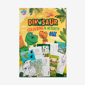 Libro de Pintar y Actividades Dinosaurio - Moxy