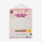 Colorea tus Propios Stickers Rosado - Moxy