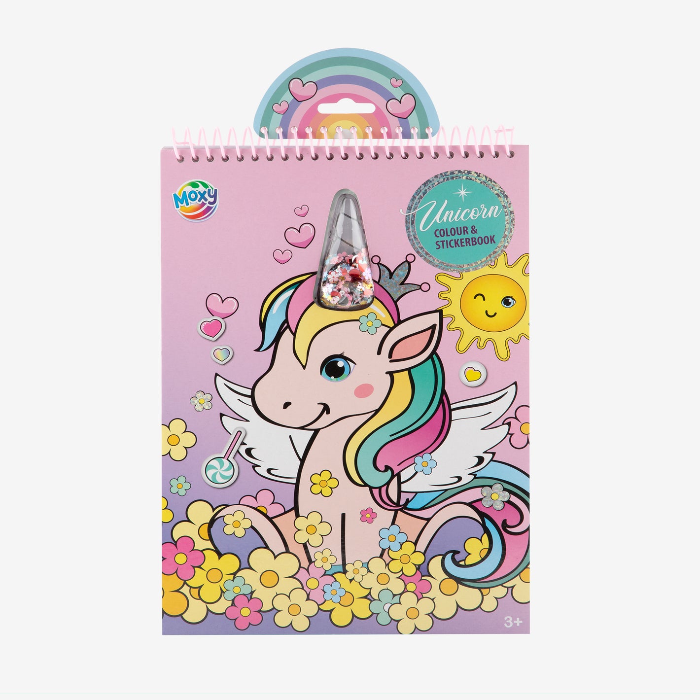 Libro de Pintar y Stickers Unicornio - Moxy