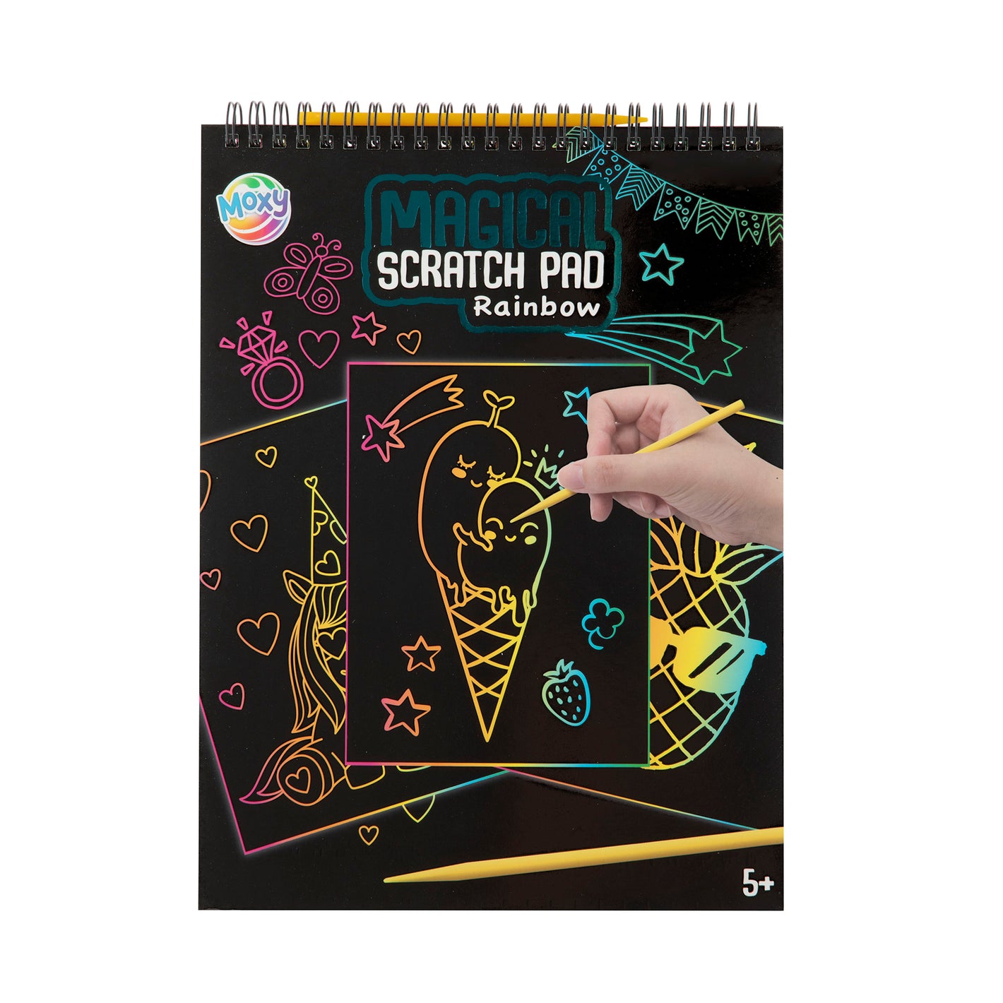 Block de Raspar Arcoiris - Moxy