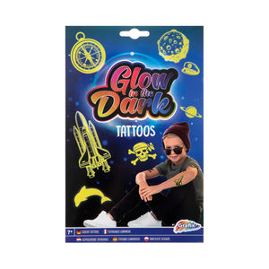 Set de Tatuajes Glow in The Dark Azul - Moxy