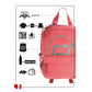 Mochila 9 Litros Peach - Scoot and Ride