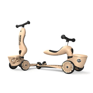 Scooter 2 en 1 Highwaykick 1 LifeStyle Leopardo - Scoot and Ride