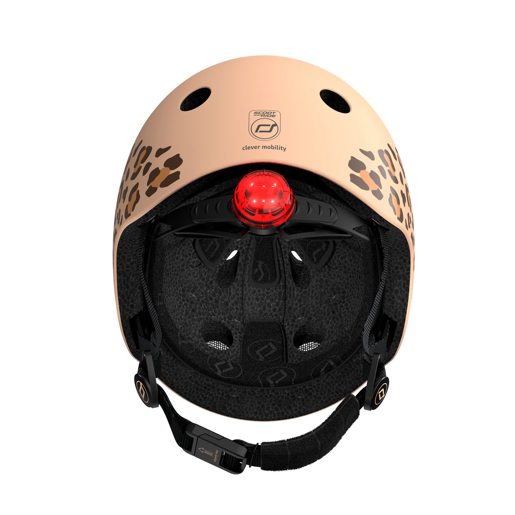 Casco Ajustable XXS-S Leopardo - Scoot and Ride