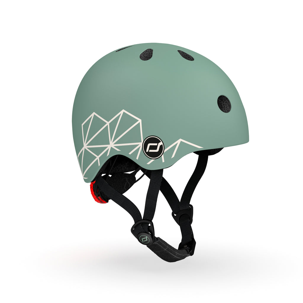 Casco Ajustable XXS-S Líneas Verdes - Scoot and Ride