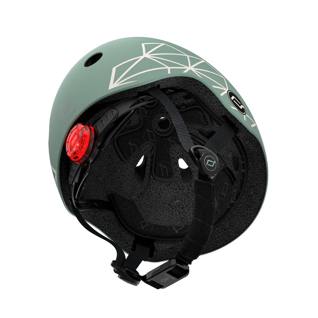 Casco Ajustable XXS-S Líneas Verdes - Scoot and Ride