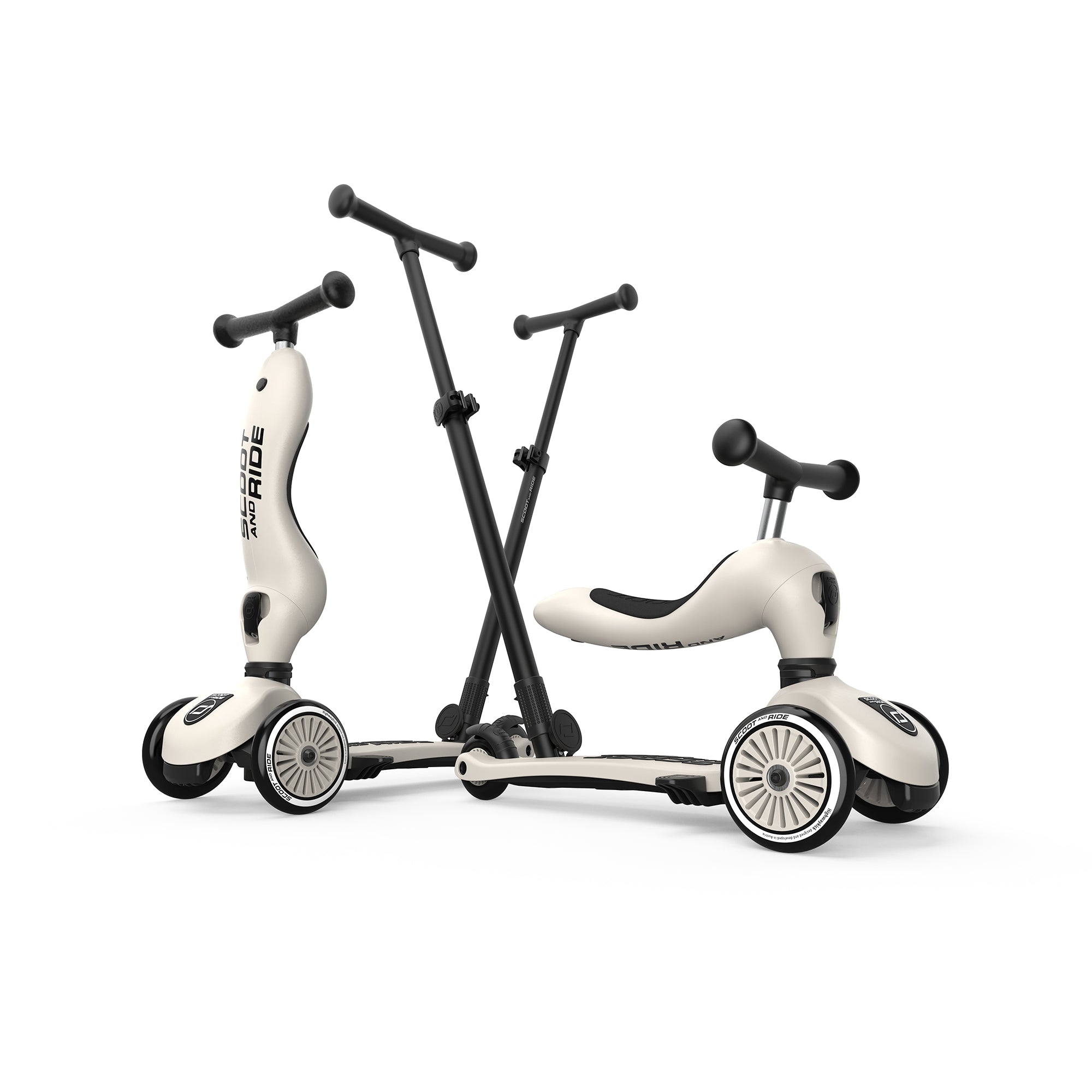 【値下不可】Scoot and Ride Highwaykick 1 ホワイト Scooter 2 en 1 Highwaykick 1 Push and Go Ash - Scoot and Ride