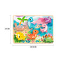 Puzzle Dinosaurio 8 Piezas Encajables - Tooky Toy
