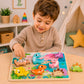 Puzzle Dinosaurio 8 Piezas Encajables - Tooky Toy