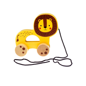 León de Madera para Arrastrar - Tooky Toy
