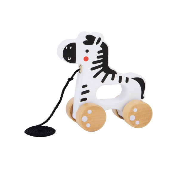 Zebra de Madera para Arrastrar - Tooky Toy