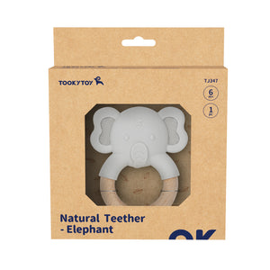 Mordedor Natural Elefante - Tooky Toy