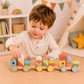 Tren Apilable Animales del  Bosque - Tooky Toy