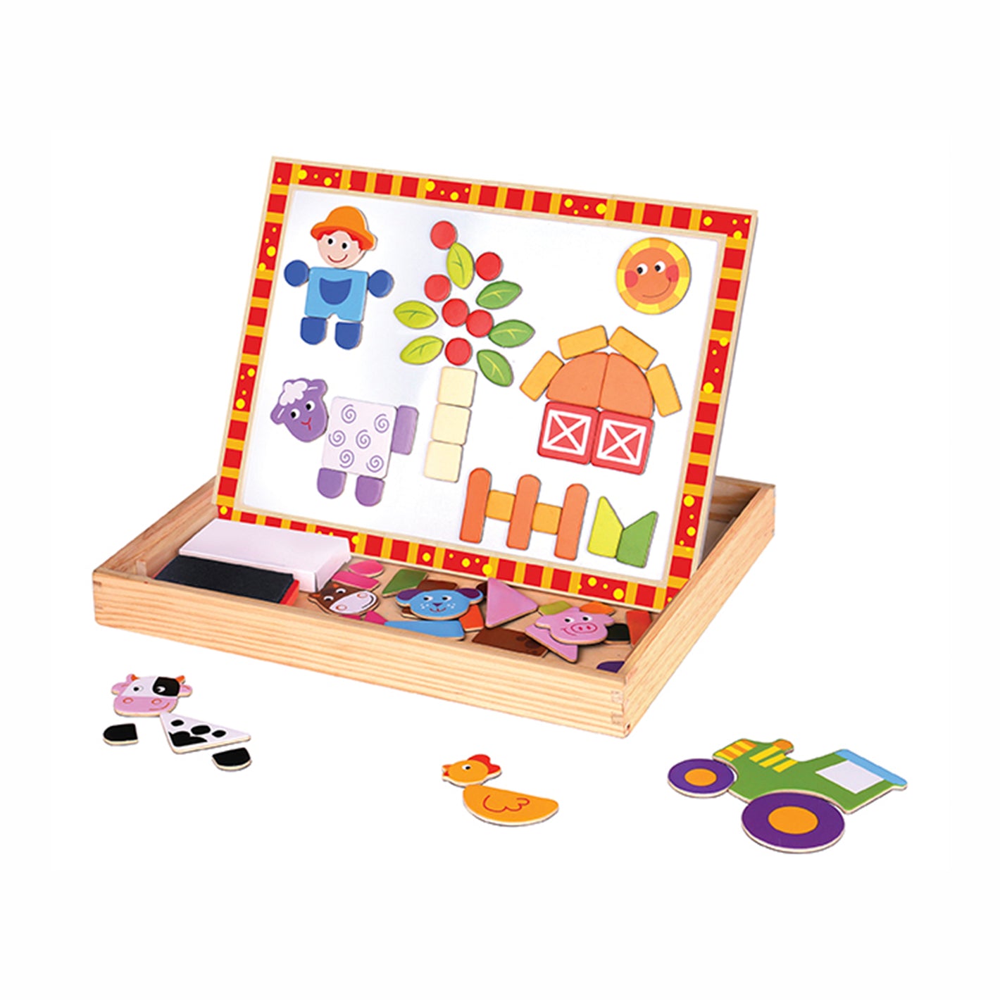 Tablero Magnético Granja - Tooky Toy