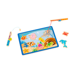 Juego de Pesca Magnético de Madera - Tooky Toy
