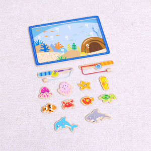Juego de Pesca Magnético de Madera - Tooky Toy