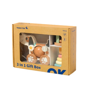 Set Infantil de Madera Perro 3 en 1 - Tooky Toy
