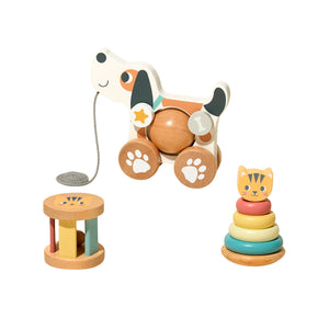Set Infantil de Madera Perro 3 en 1 - Tooky Toy