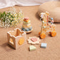 Set Infantil de Madera Jirafa 3 en 1 - Tooky Toy