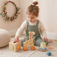 Set Infantil de Madera Jirafa 3 en 1 - Tooky Toy