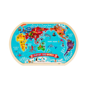 Puzzle Mapa del Mundo 37 Piezas - Tooky Toy