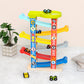 Pista Antideslizante de Autos de Madera - Tooky Toy