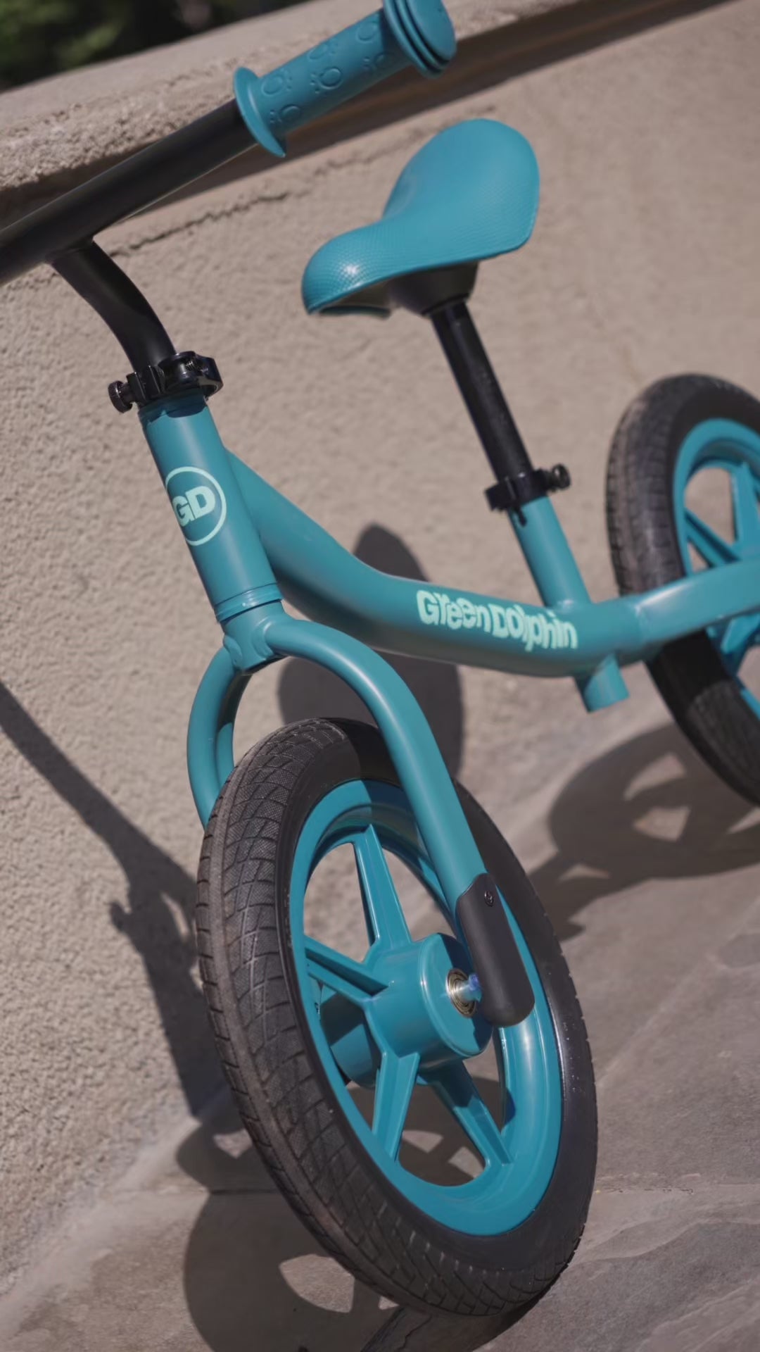 LUXURIOUSKIDS シティサイクル アクアブルー Bicicleta de Balance Green Bike Azul - Green Dolphin